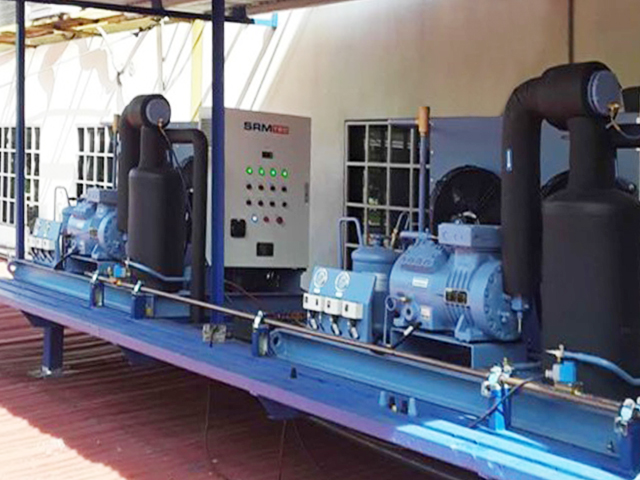 氟用半封閉活塞壓縮機蔬菜肉類冷藏速凍項目